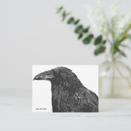 Die Raven Lesezeichen Mitteilungskarte