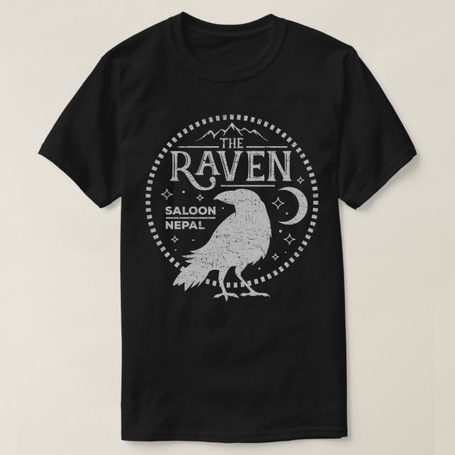 Die Raven Tavern Nepal T-Shirt (Design vorne)