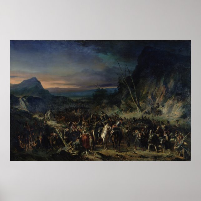 Die Ravine, Kampagne von 1809, 1843 Poster (Vorne)