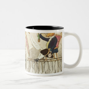 Die Re-Wahl von Reynard oder von Fox Zweifarbige Tasse