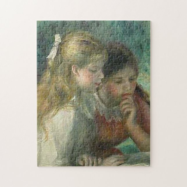 Die Reading von Pierre-Auguste Renoir Puzzle (Vertikal)