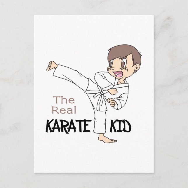 DIE REALE KARATE KID POSTKARTE (Vorderseite)