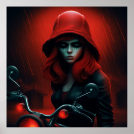 Die Rebellin im roten Hut Poster