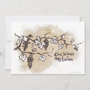 Die Reben sind beladen