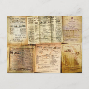 Die Rechnungen Postkarte