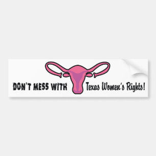 Die Recht-Autoaufkleber Texas-Frauen Autoaufkleber