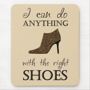 Die Recht-Schuhe Mousepad