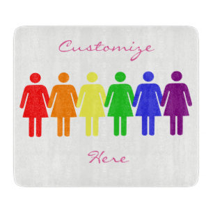 die Rechte LGBTQIA Thunder_Cove der Frauen Schneidebrett