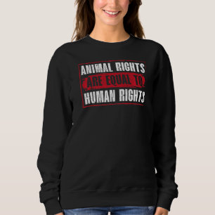 Die Rechte von Männern und Frauen sind gleich den Sweatshirt