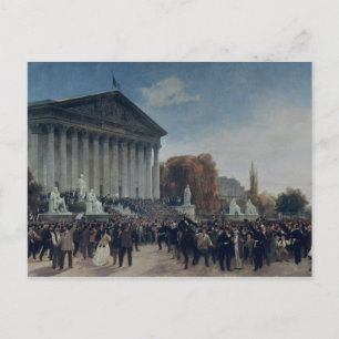 Die Rechtsvorschriften des Palais du Corps Postkarte