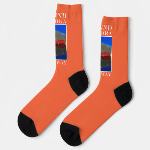 Die Red Boat Houses Sunndalsøra Norwegen Socken