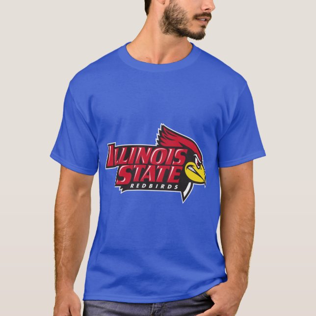 die Redbirds Illinois Stateicon T-Shirt (Vorderseite)