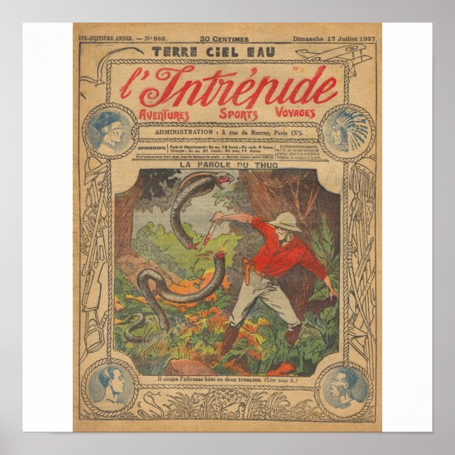 Die Rede des Verbrechens Poster (Vorne)