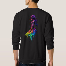 Die reflektierende Lady