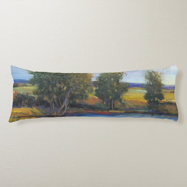 Die Reflexion II des Baums Seitenschläferkissen (Vorderseite)