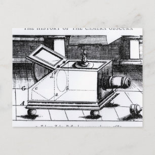 Die Reflexkamera obscura Postkarte