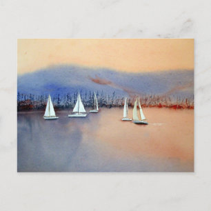 Die Regatta-Postkarte Postkarte