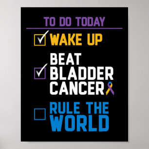 Die Regel des "Beat Blase Krebs" auf der Welt 1 ge Poster