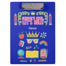 "Die Regel des coolen lassend" - Motivation zitier Klemmbrett