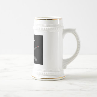 Die Regel-Flagge des Diamanten Bierglas