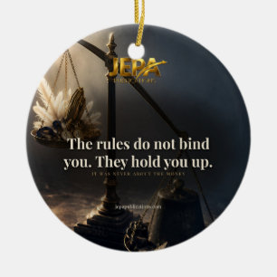Die Regeln Halten Dich Auf Buchzitat Keramik Ornament