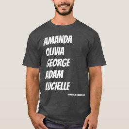 Die Regeln von Amanda Lexie Names T Shirt