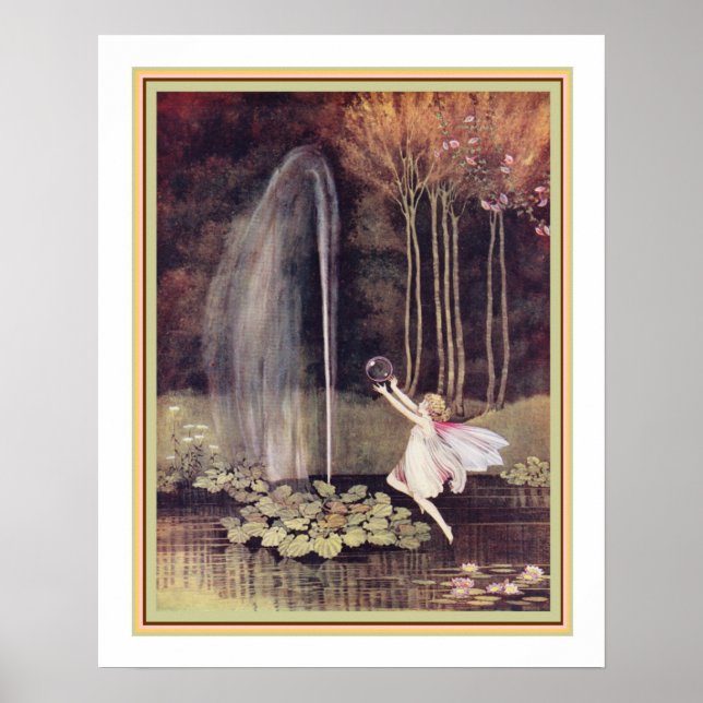 "Die Regenbogenblasen hochwerfen" ca. 1916-16x20 Poster (Vorne)