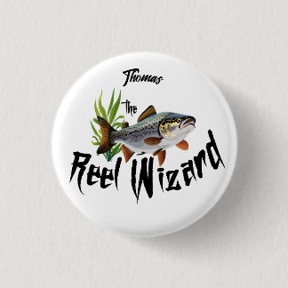 Die Regenbogenforelle des Rollen-Zauberers Button