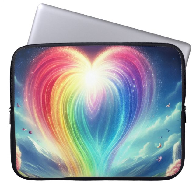 Die Regenbogenliebe Überall Electronics-Tasche Laptopschutzhülle (Vorderseite)