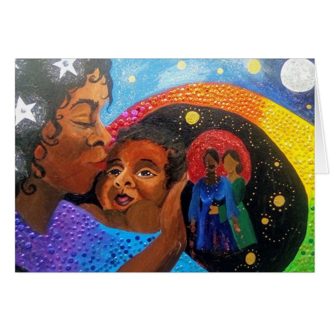 Die Regenbogennotecard (Vorderseite (Horizontal))