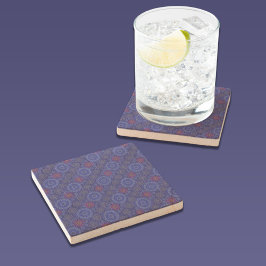 Die Regenfäden der Berry-Blütenstreuen strukturier Steinuntersetzer