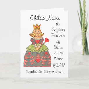 Die Regierenden Prinzessin von ziemlicher Wichtigk Einladung