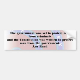 Die Regierung war das Set, zum von Mann Autoaufkleber