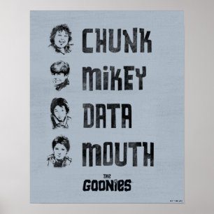 Die Regierungen   Chunk, Mikey, Data, Mund Poster