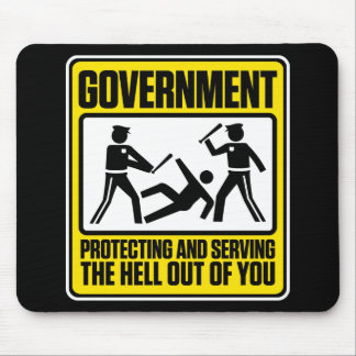 Die Regierungs-warnende Mausunterlage Mousepad