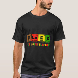 Die Registerkarte "Prime Element Black History Mon T-Shirt
