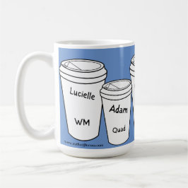 Die Regulars der Amanda Lexie Coffee Cups Tasse