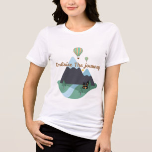 Die Reise annehmen Tri-Blend Shirt