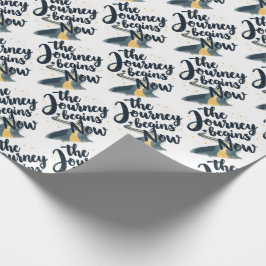 Die Reise beginnt jetzt Geschenkpapier