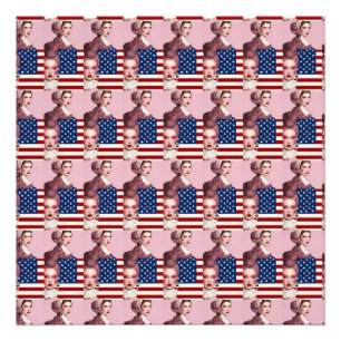 Die Reise der amerikanischen Flagge: Eine Visuelle Fotodruck