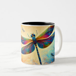 Die Reise der Libellen Zweifarbige Tasse