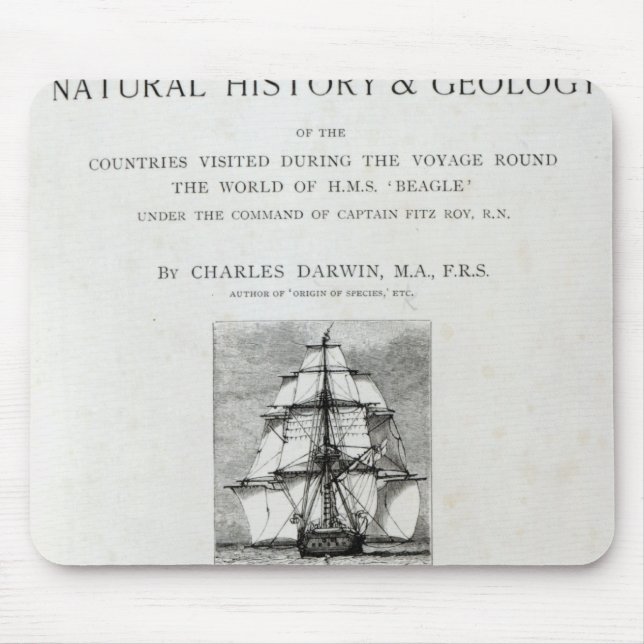 Die Reise des Beagles Mousepad (Vorne)