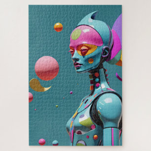 Die Reise des Geistes in einem Flicker des fluores Puzzle