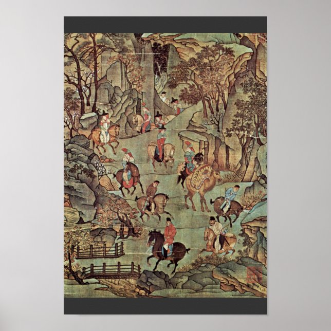 Die Reise des Kaisers Ming Huang Shu Poster (Vorne)