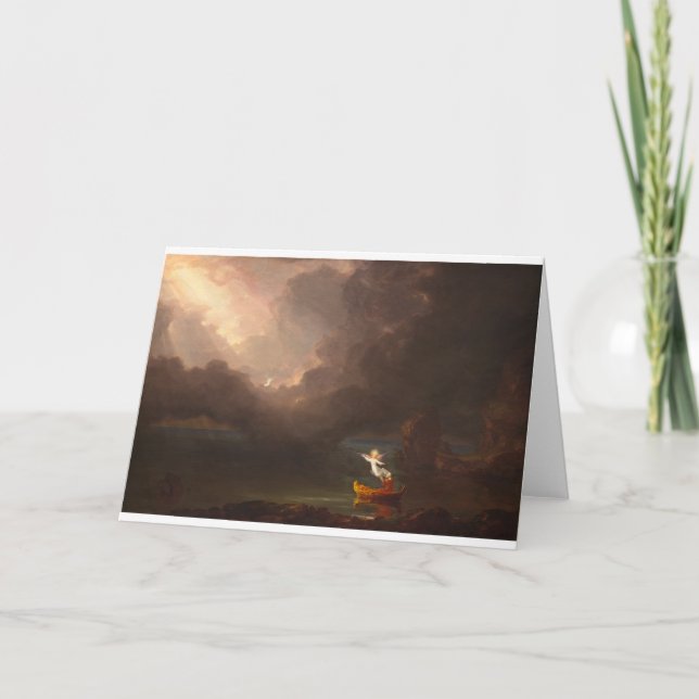 Die Reise des Lebens: Alters-Gruß-Karte Karte (Vorderseite)