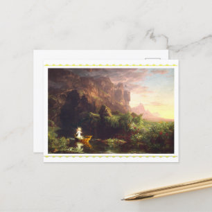 Die Reise des Lebens - Kindheit (1842) Postkarte