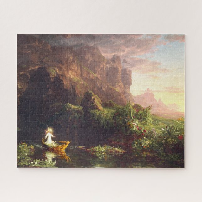 Die Reise des Lebens - Kindheit (1842) Puzzle (Horizontal)