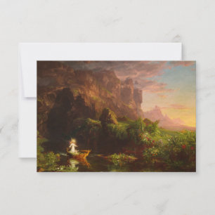 Die Reise des Lebens, Kindheit von Thomas Cole Dankeskarte