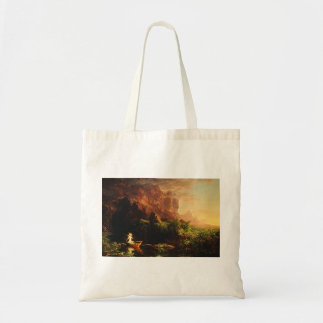 Die Reise des Lebens: Kindheit von Thomas Cole Tragetasche (Vorne)