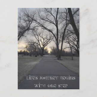 Die Reise des Lebens Postkarte